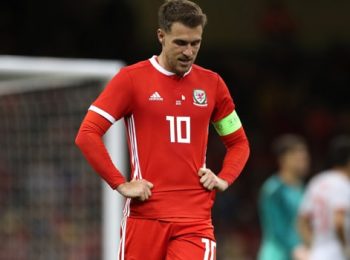 ĐT Xứ Wales sẽ thiếu vắng tiền vệ Aaron Ramsey