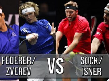Federer/Zverev Vs Sock/Isner – Laver Cup 2018