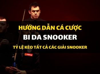 Dafabet hướng dẫn cá cược: Kèo cá độ bi-da snooker các giải đấu Thế giới