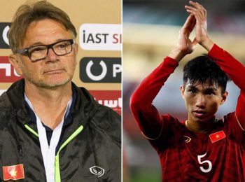 HLV Philippe Troussier trao quà cưới đặc biệt Văn Hậu