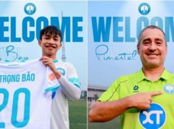 CLB Nam Định ra mắt Trọng Bảo và HLV thể lực Brazil, khẳng định tham vọng mùa giải mới